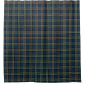 Rideaux De Douche Colquhoun Clan Tartan Navy Blue Plaid (Devant)