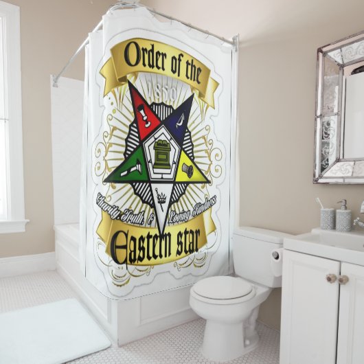Rideaux De Douche Commande ou Etoile de l'Est (En situation)