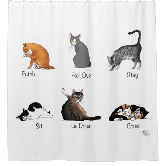 Rideaux De Douche Commandes Cat (Devant)