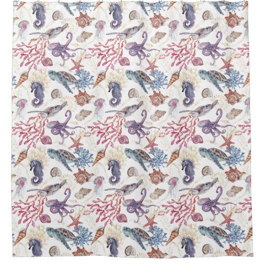 Rideaux De Douche Composition de l'eau souterraine Conception 1 (Devant)