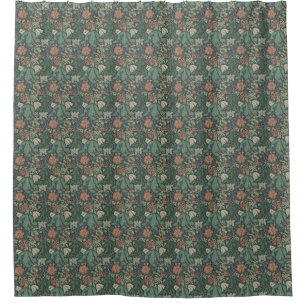 Rideaux De Douche Compton vert rose de William Morris Vintage