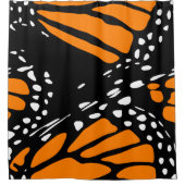 Rideaux De Douche Conception abstraite d'un papillon monarque (Devant)