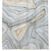 Rideaux De Douche Conception abstraite en marbre gris (Devant)