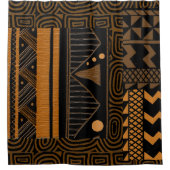 Rideaux De Douche Conception Afrocentrique Contemporaine (Devant)