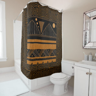 Rideaux De Douche Conception contemporaine Afrocentrique