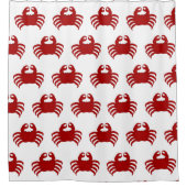 Rideaux De Douche Conception Crabe Rouge (Devant)