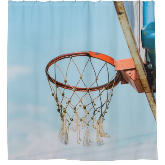 Rideaux De Douche Conception de basket-ball (Devant)