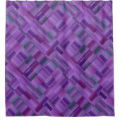 Rideaux De Douche Conception de bloc violet (Devant)