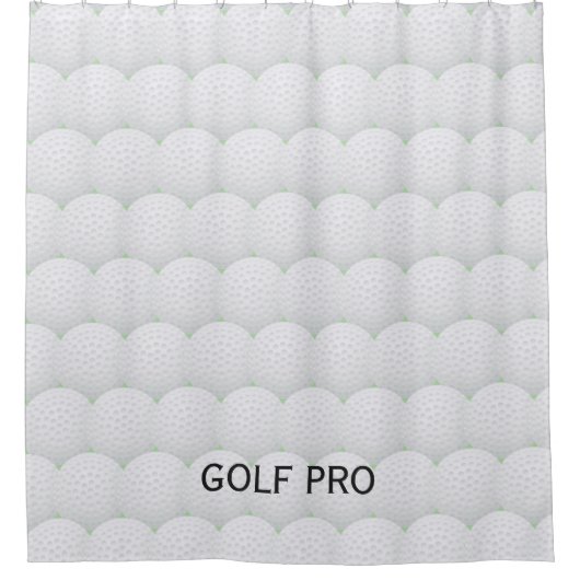 Rideaux De Douche Conception de boules de golf (Devant)