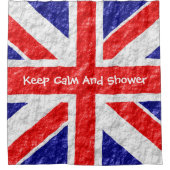 Rideaux De Douche Conception de drapeau Union Jack (Devant)