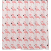 Rideaux De Douche Conception de flamants roses (Devant)