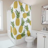Rideaux De Douche Conception de fruits tropicaux ananas (En situation)