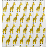 Rideaux De Douche Conception de girafe (Devant)