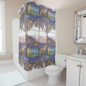 Rideaux De Douche Conception de la fenêtre en verre tendu (En situation)