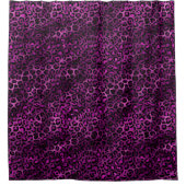 Rideaux De Douche Conception de la série Leopard violet et or 3 (Devant)