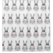 Rideaux De Douche Conception de lapin (Devant)