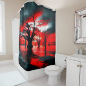 Rideaux De Douche Conception de l'arbre (En situation)