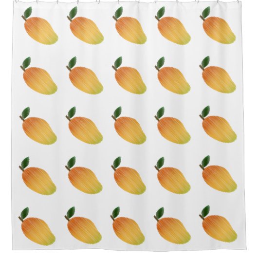 Rideaux De Douche Conception de mangue par points (Devant)