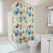 Rideaux De Douche Conception de Monstre Cute Personnalisé pour Garço (En situation)