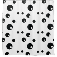 Conception de Motif à points Polka noir et blanc