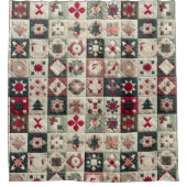 Rideaux De Douche Conception de Noël à plateau (Devant)