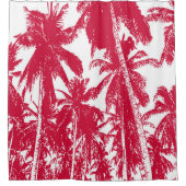 Rideaux De Douche Conception de palmiers tropicaux (Devant)