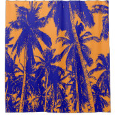 Rideaux De Douche Conception de palmiers tropicaux (Devant)