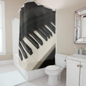 Rideaux De Douche Conception de piano cool (En situation)