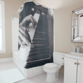 Rideaux De Douche Conception de piano géniale (En situation)
