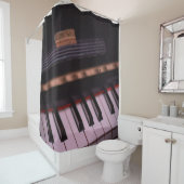 Rideaux De Douche Conception de piano géniale (En situation)