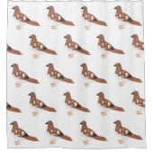 Rideaux De Douche Conception de pigeon (Devant)