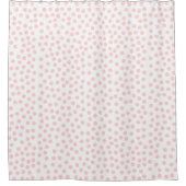 Rideaux De Douche Conception de points polka roses (Devant)