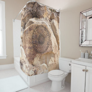 Rideaux De Douche Conception de poterie Mimbres