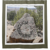Rideaux De Douche Conception de poterie Mimbres (Devant)
