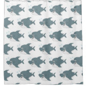 Rideaux De Douche Conception de requin (Devant)