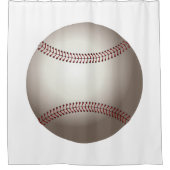Rideaux De Douche Conception de sport de baseball (Devant)