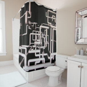 Rideaux De Douche Conception de tuyau