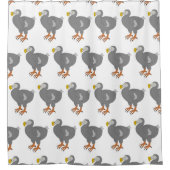 Rideaux De Douche Conception d'oiseau Dodo (Devant)