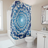 Rideaux De Douche Conception du cloud (En situation)