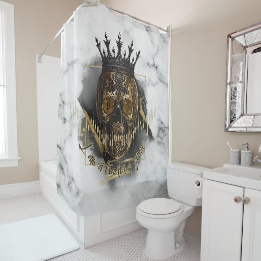 Rideaux De Douche Conception du commerce de l'Imaginaire | Btc Crypt (En situation)