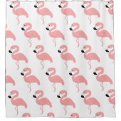 Rideaux De Douche Conception flamant rose (Devant)
