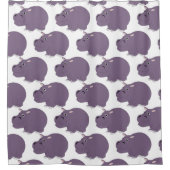 Rideaux De Douche Conception Hippopotame (Devant)