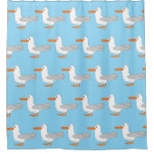 Rideaux De Douche Conception Mouette (Devant)