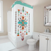 Rideaux De Douche Conception native (En situation)