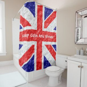Rideaux De Douche Conception personnalisée de l'indicateur Union Ja