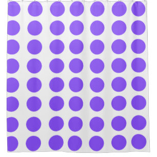 Rideaux De Douche Conception Pois violette
