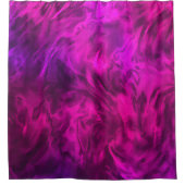 Rideaux De Douche Conception Rose et Violet Abstraite (Devant)