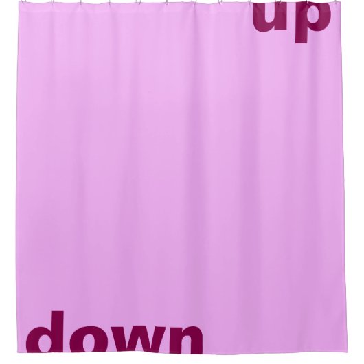 Rideaux De Douche Conception simple "rectangle rose pâle vers le hau (Devant)