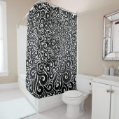 Rideaux De Douche Conception tourbillonnant (En situation)