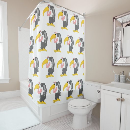 Rideaux De Douche Conception Vautour (En situation)